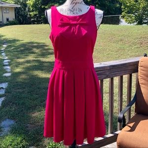 LC Lauren Conrad Pink Fit & Flare Dress